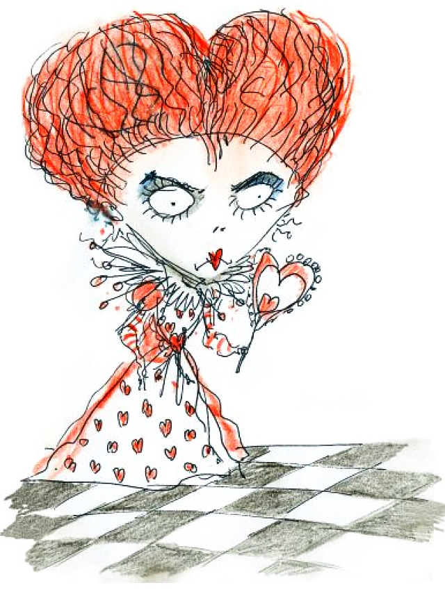 images Tim Burton Alice In Wonderland Sketches