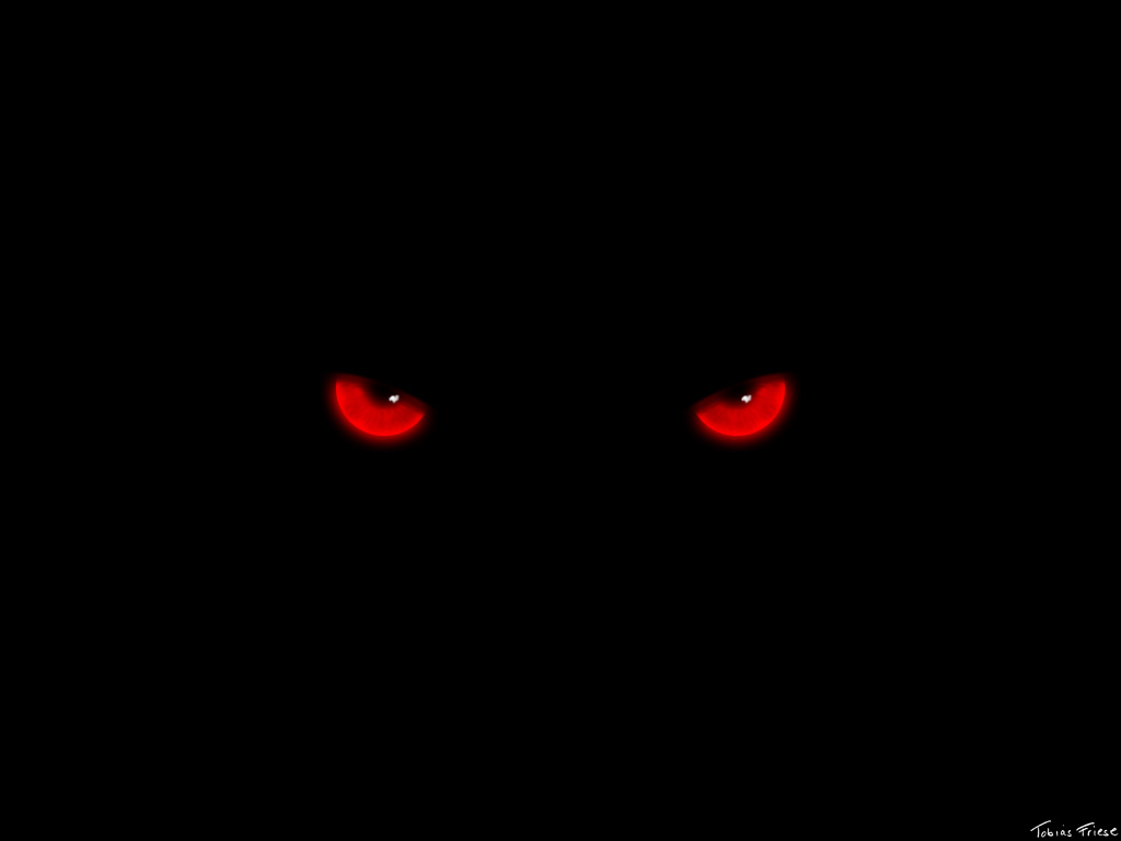 wallpapers Transparent Scary Eyes In The Dark