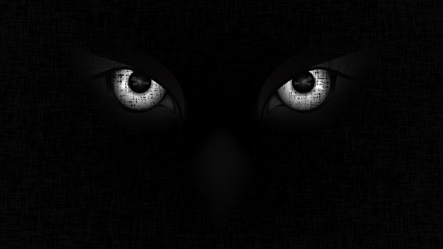 wallpapers Transparent Scary Eyes In The Dark