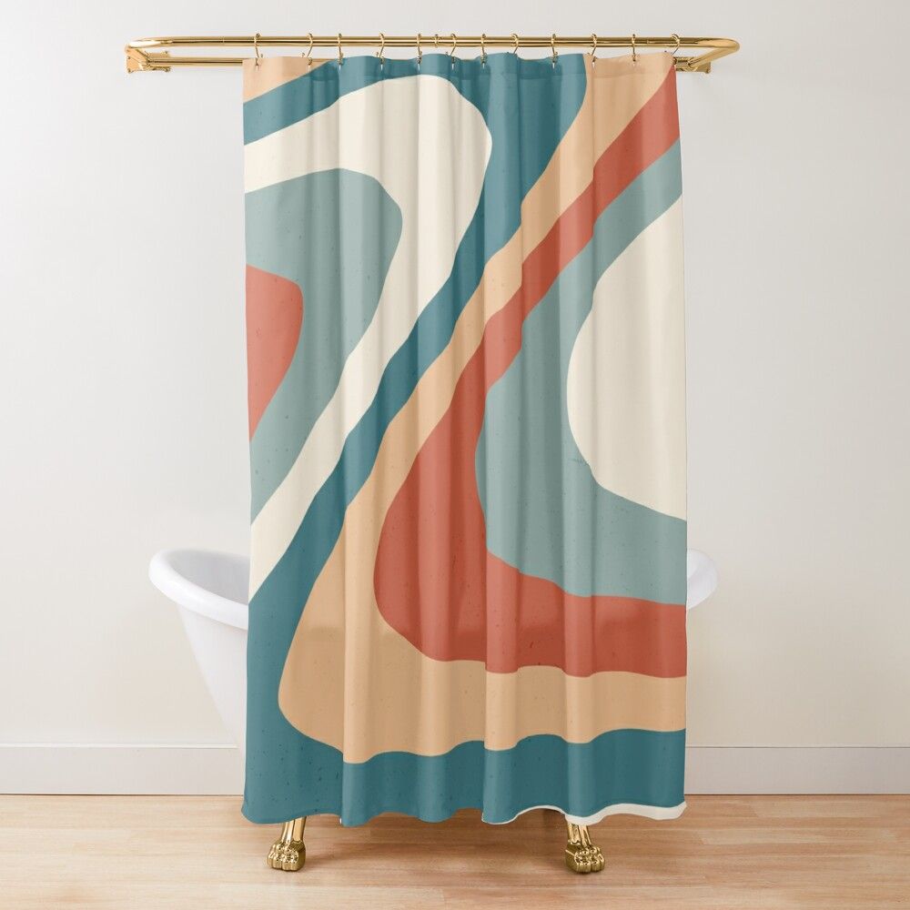 wallpapers Vintage Looking Aesthetic Shower Curtains