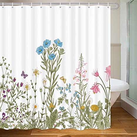 wallpapers Vintage Looking Aesthetic Shower Curtains