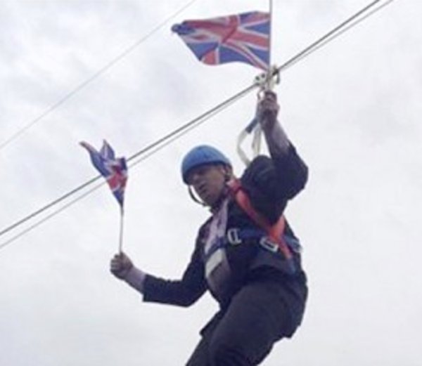 images Zipline Boris Johnson Gif